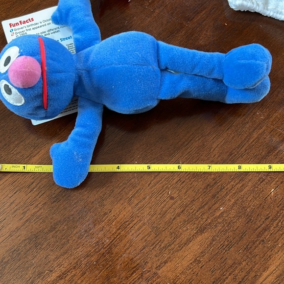 1997 Grover Sesame Street Beans Cute 6” Muppet Children’s Television Workshop - Picture 6 of 6